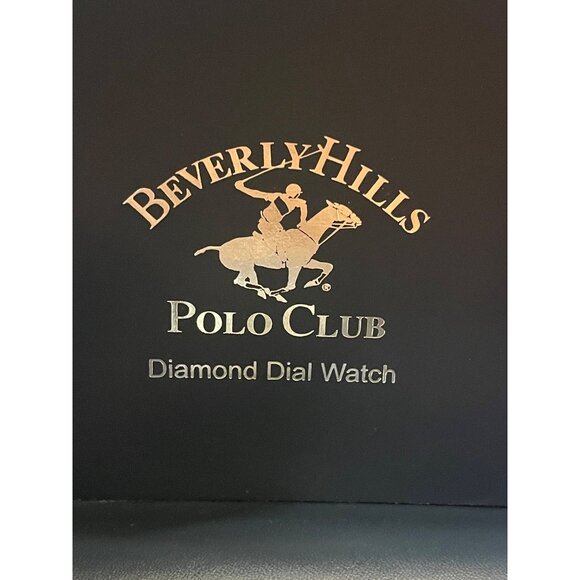 Beverly Hills Polo Club Mens Black Dial Chronograph Watch In Original Box, New - Picture 10 of 11